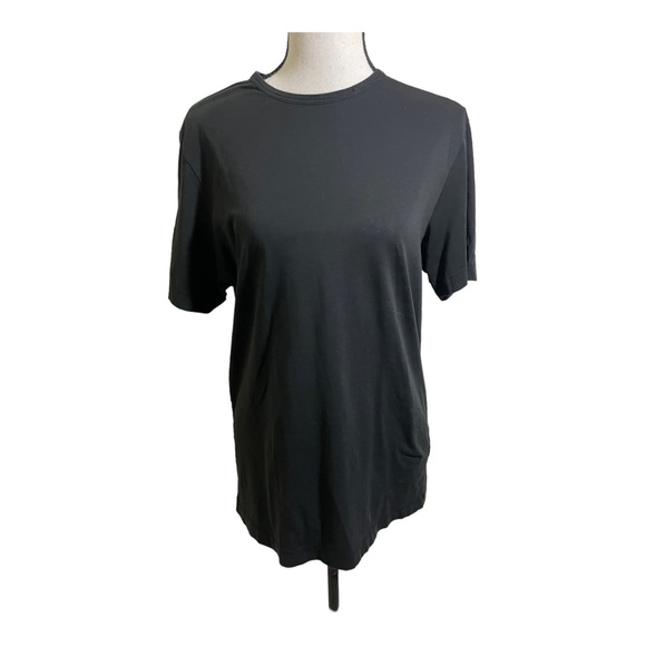 Theory womens precise tee shirt sleeve puma cotton Small. Black crewneck - Picture 2 of 8
